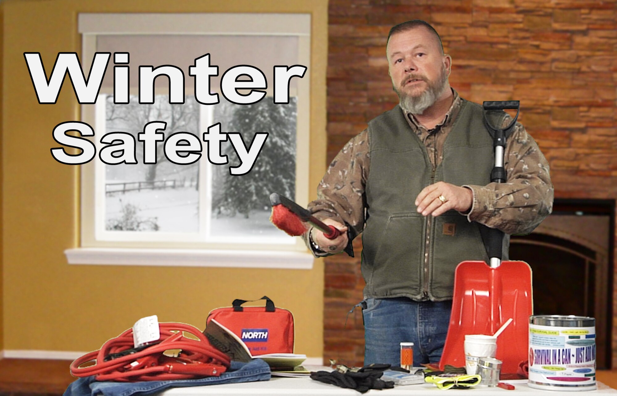 Kelly Nathe, 341st Missile Wing assistant traffic safety manager, discusses what items are “must haves” for personal vehicle this winter. As many know, winter in Montana can be harsh. Driving down the icy roads may result in the loss of control of vehicles. And in some cases, losing control of one’s vehicle may result in a crash and possibly being stuck in the unforgiving Montana cold. (U.S. Air Force graphic/Beau Wade)