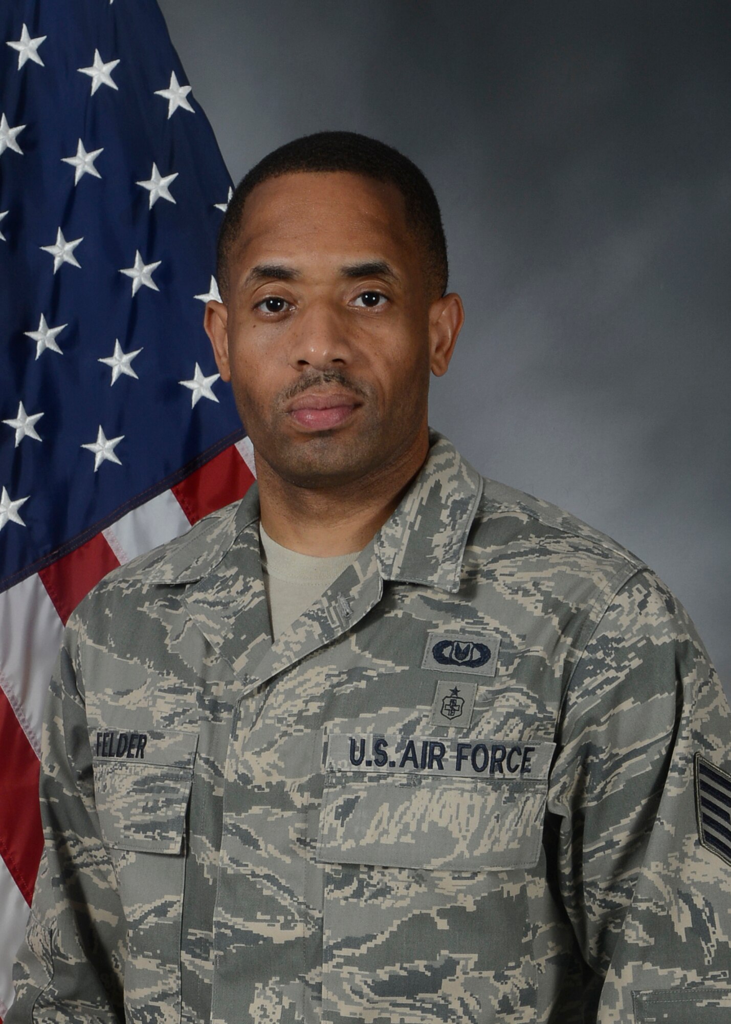 U.S. Air Force Tech Sgt. Danishon Felder. 927th Air Refueling Wing Safety ground safety manager, poses for a picture Dec. 7, 2014 at MacDill Air Force Base, FL. Felder was recently awarded noncommissioned officer of the quarter. (U.S. Air Force photo/Senior Airman Xavier Lockley)