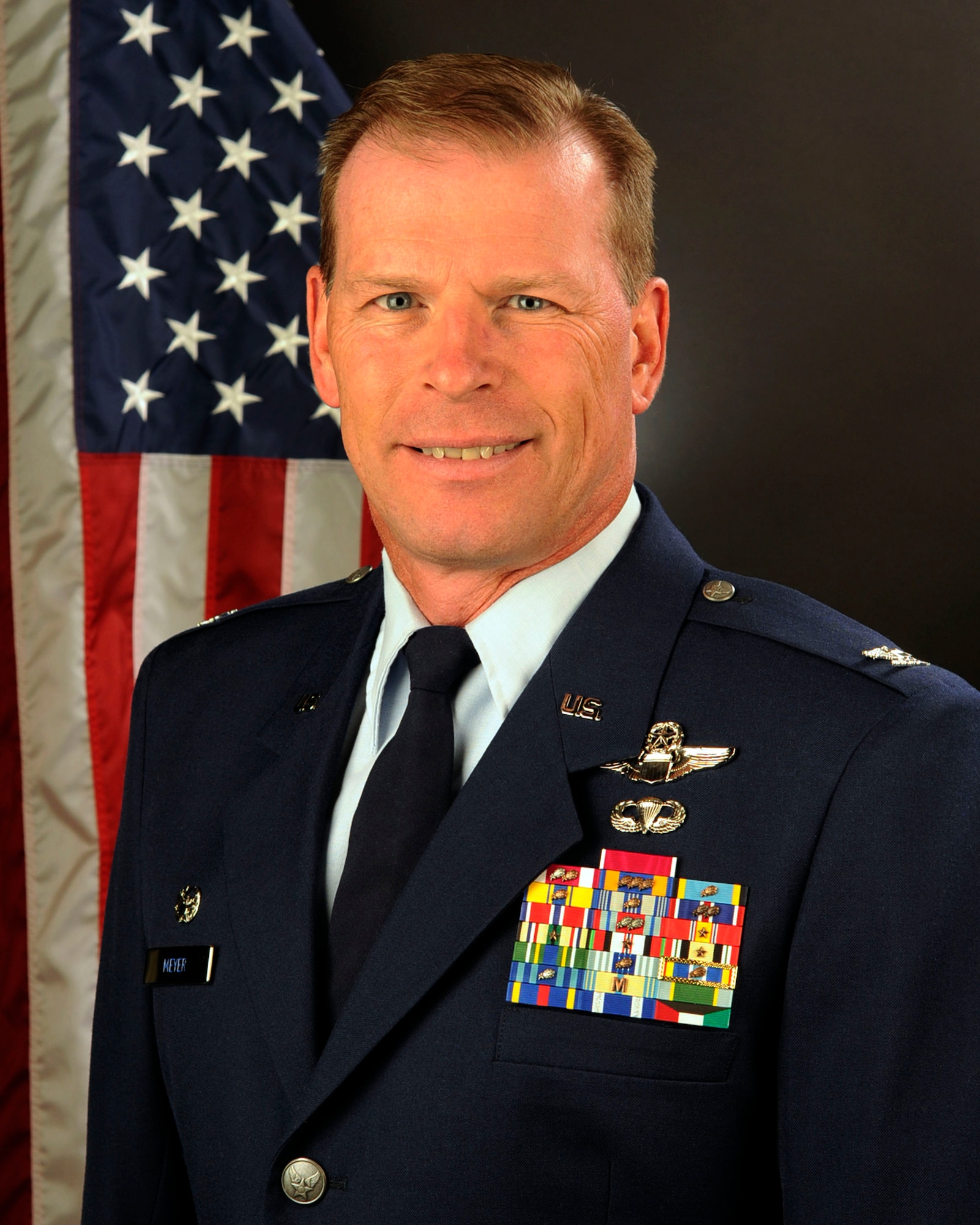 U.S. Air Force Col. David Meyer, commander of the 169th Fighter Wing at McEntire Joint National Guard Base of the South Carolina Air National Guard, Nov. 14, 2014. (U.S. Air National Guard photo by Senior Master Sgt. Edward Snyder/Released)