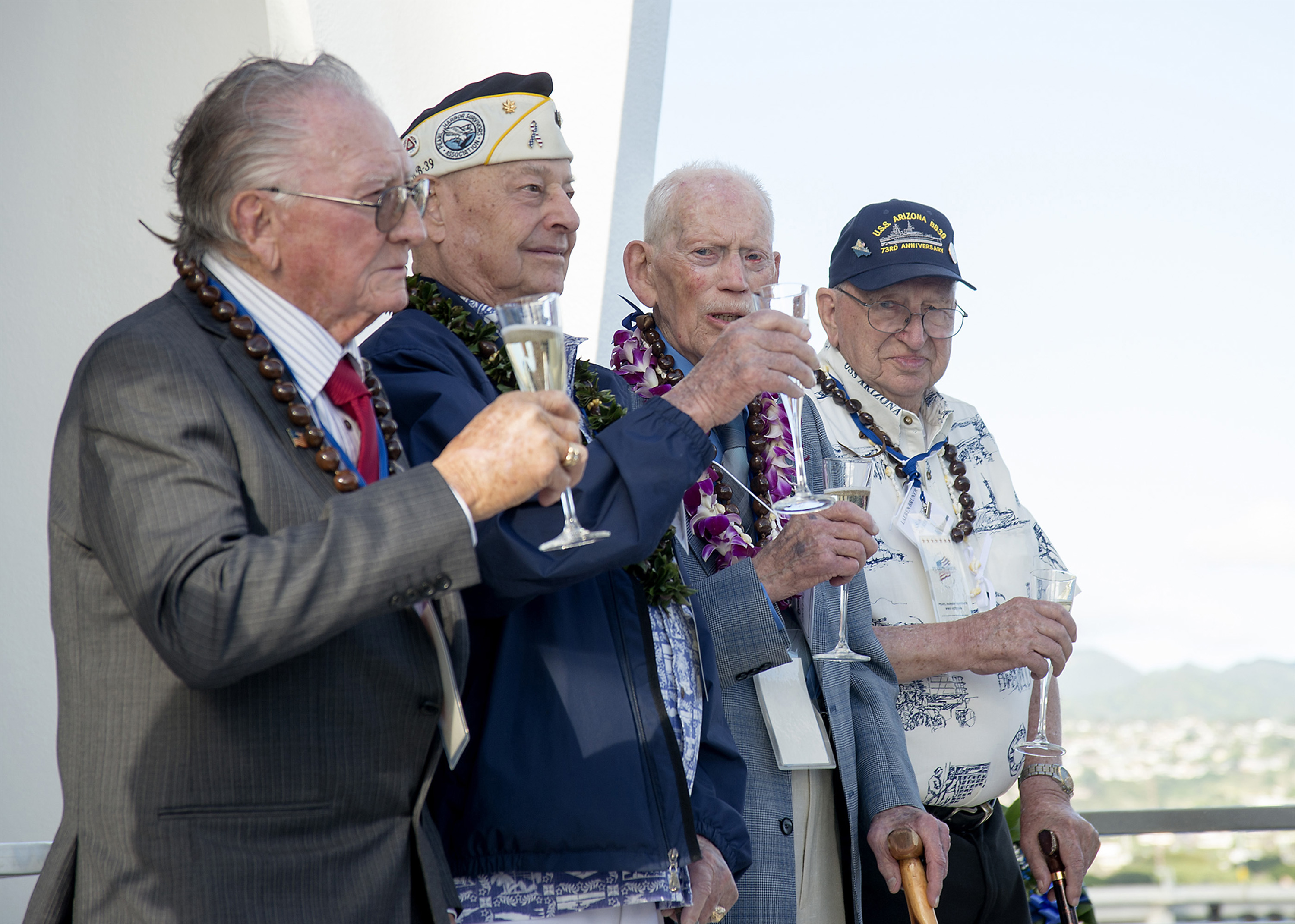 Remaining USS Arizona Survivors Hold 'Final Toast' to Shipmates