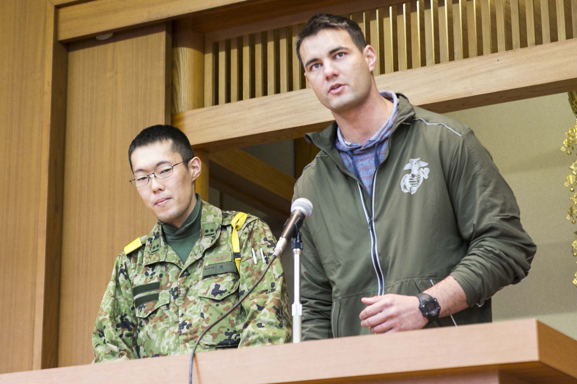 US Marines visit Japanese high schools, share culture