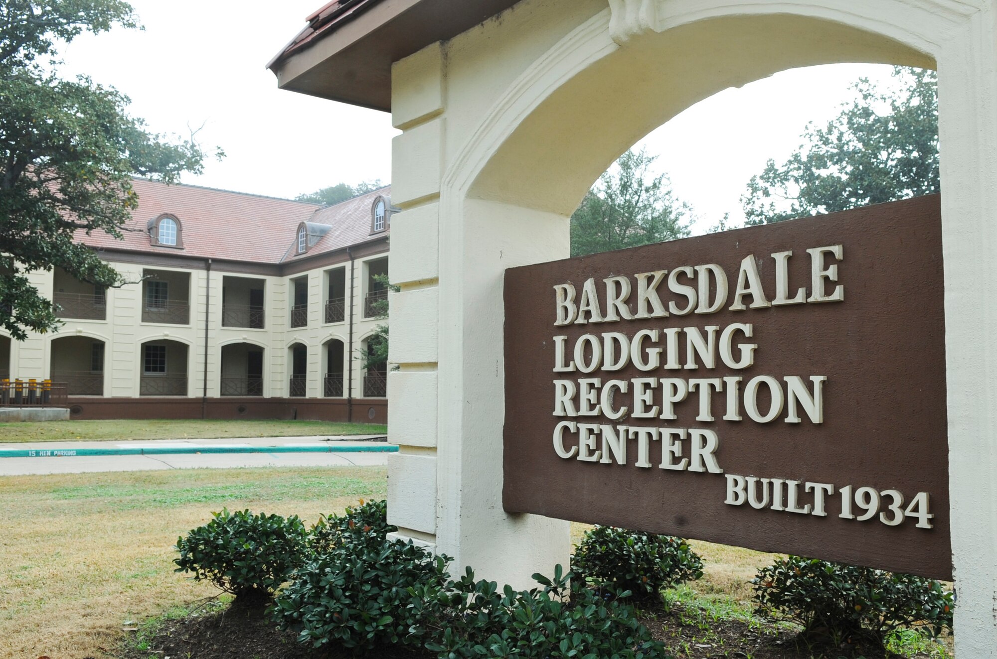 The historical Barksdale Lodging Inn was established in 1934 with only 26 rooms. Today, there are seven buildings with 189 rooms available for lodging needs. (U.S. Air Force photo/Senior Airman Kristin High)