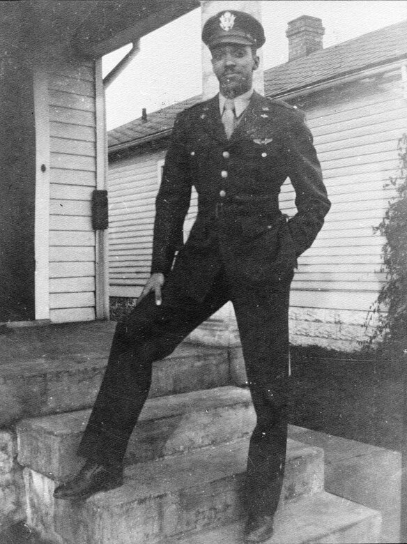 Lt. Haldane King in World War II. (U.S. Air Force photo)
