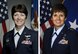 Maj. Gen. Catherine A. Chilton (left) and Maj. Gen. Patricia A. Rose