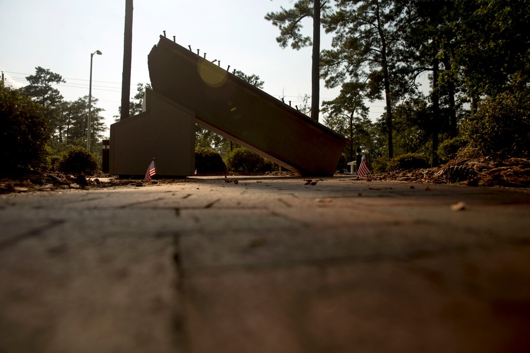 At the intersection of Lejeune Boulevard and Montford Landing Road in Jacksonville, is a place where the people in Jacksonville and Marine Corps Base Camp Lejeune come together to remember and reflect on events that affected the community at large. At Lejeune Memorial Gardens, visitors can view monuments memorializing the Vietnam War, the 1983 bombings of the barracks in Beirut and the attacks on the World Trade Center on Sept. 11, 2001