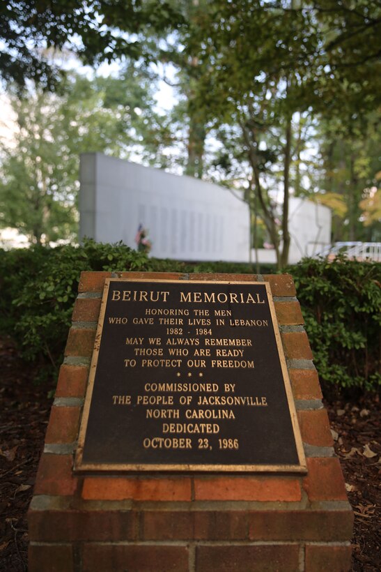 At the intersection of Lejeune Boulevard and Montford Landing Road in Jacksonville, is a place where the people in Jacksonville and Marine Corps Base Camp Lejeune come together to remember and reflect on events that affected the community at large. At Lejeune Memorial Gardens, visitors can view monuments memorializing the Vietnam War, the 1983 bombings of the barracks in Beirut and the attacks on the World Trade Center on Sept. 11, 2001