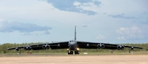 A U.S. Air Force B-52 Stratofortress stationed at Anderson Air Force Base, Guam, landed at Royal Australian Air Force (RAAF) Base Darwin on Monday 8 December 2014, as part of U.S. Pacific Command and U.S. Air Force rotational bomber presence in the Pacific. These rotations enhance U.S. ability to train, exercise and operate with Australia and other allies and partners across the region, further enabling the U.S. to work together with these nations to respond more quickly to a wide range of challenges, including humanitarian crises and disaster relief, as well as promoting security cooperation efforts across the region. (Royal Australian Air Force Photo/Released)