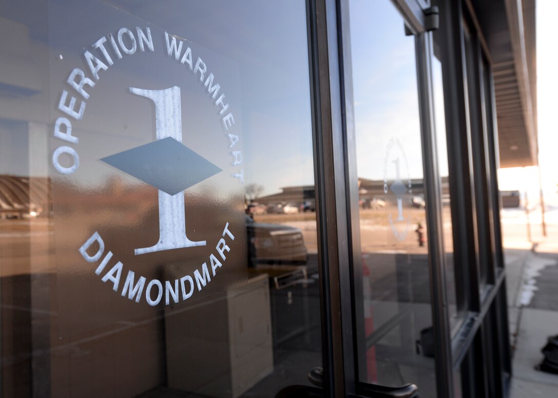 The Diamond Mart, located at 1970 Travis St., is now open from 11 a.m. to 3 p.m. every third Thursday of the month, at Ellsworth Air Force Base, S.D. The facility was developed by the base’s First Sergeant Council as a way of helping provide Airmen another resource to acquire uniform clothing and items free of charge if one of their uniforms is damaged or unserviceable. (U.S. Air Force photo by Senior Airman Anania Tekurio/Released)