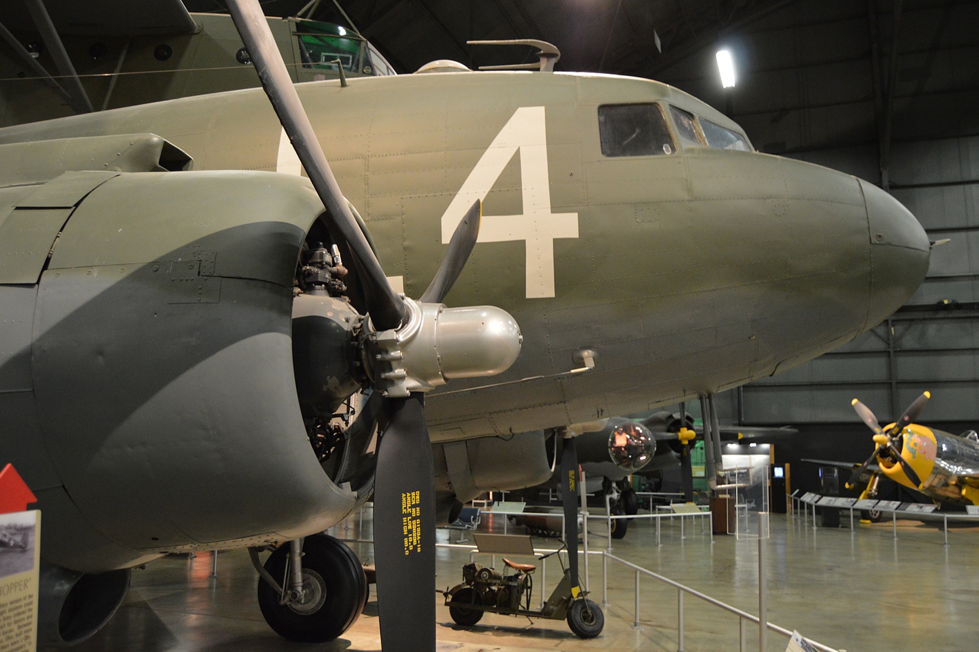 DAYTON, Ohio -- Douglas C-47D Skytrain in the World War II Gallery at the National Museum of the United States Air Force. (U.S. Air Force photo)

