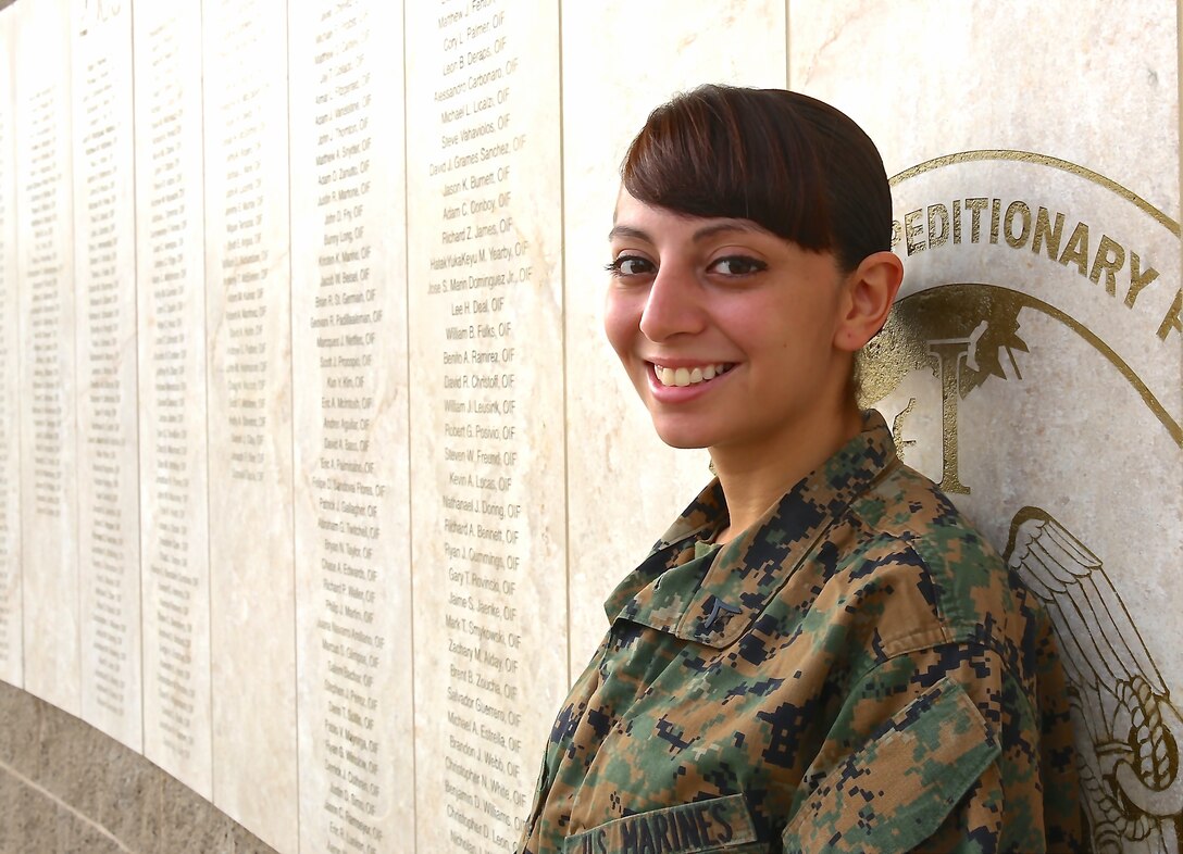 Even as a young child Lance Cpl. Senora Lyons, knew exactly what she wanted to do when she grew up. The now 20-year-old administrative specialist for Headquarters Regiment, 1st Marine Logistics Group found the same motivation in the Marine Corps as she did developing her talent in music. Despite the detour, she is committed to achieving her childhood dream.