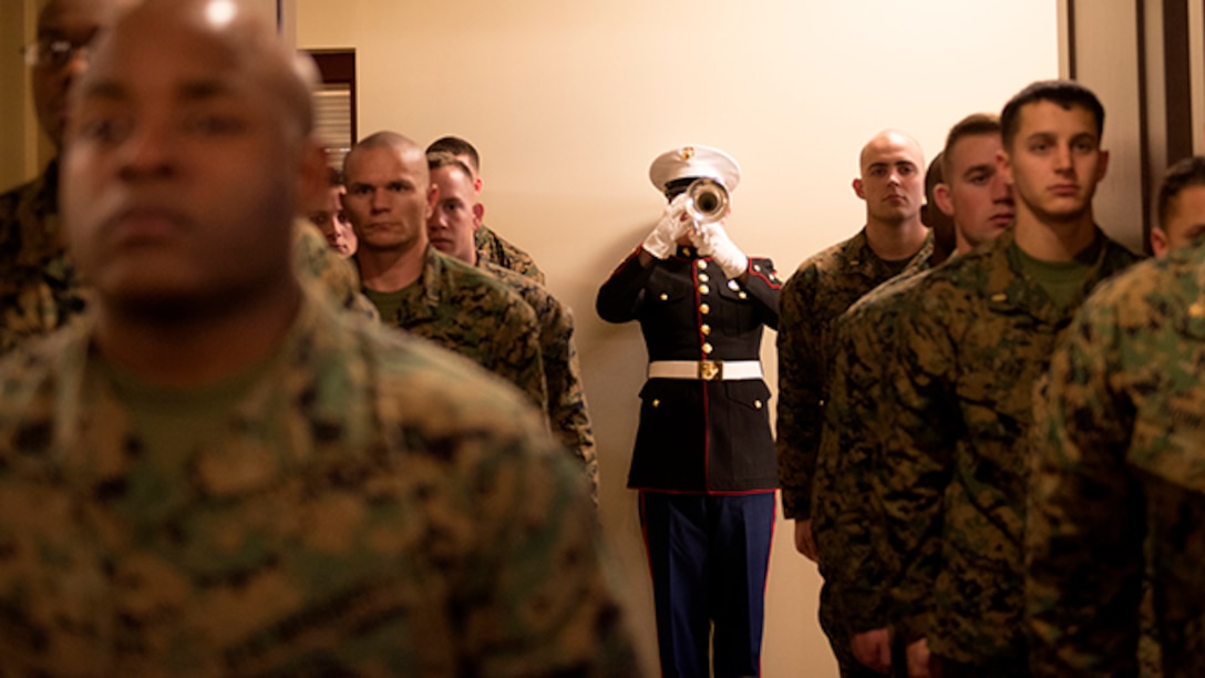 Taps at the Capodanno Medal of Honor Dedication