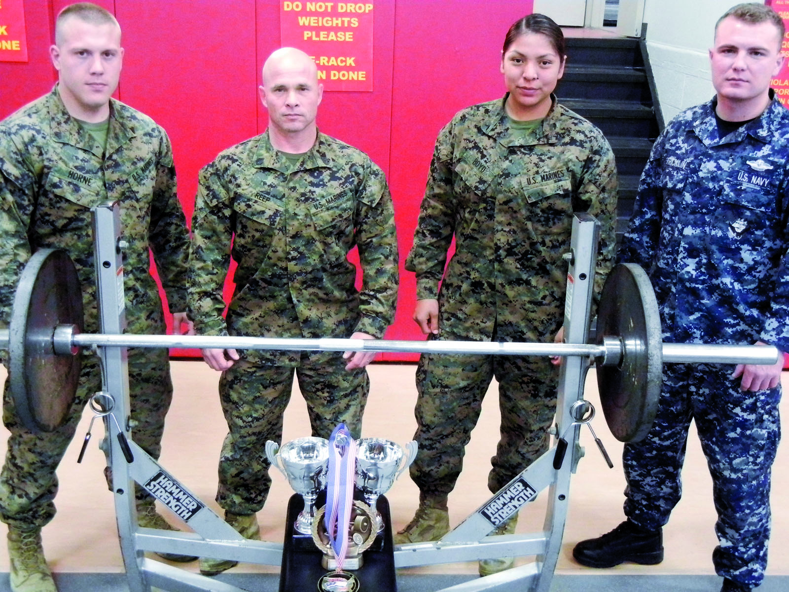 Marine powerlifters aim to increase numbers > Marine Corps Base