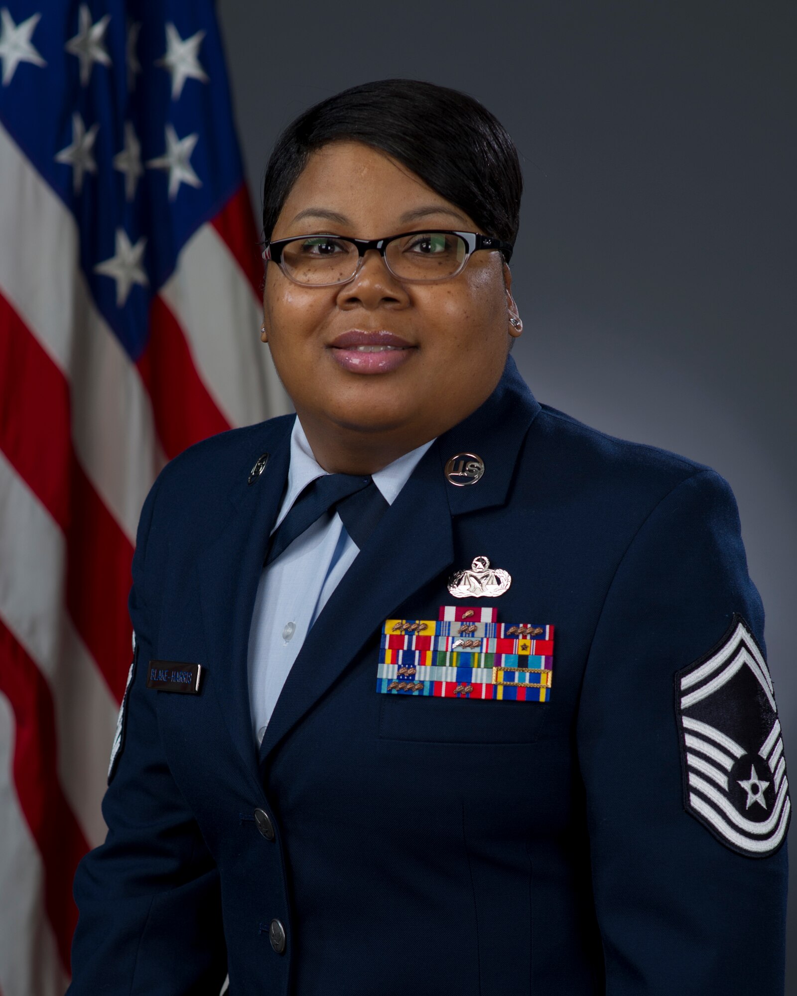 Senior Master Sgt. Colleen Blake-Harris, 60th Air Mobility Wing Office of the Staff Judge Advocate Law Office superintendent
