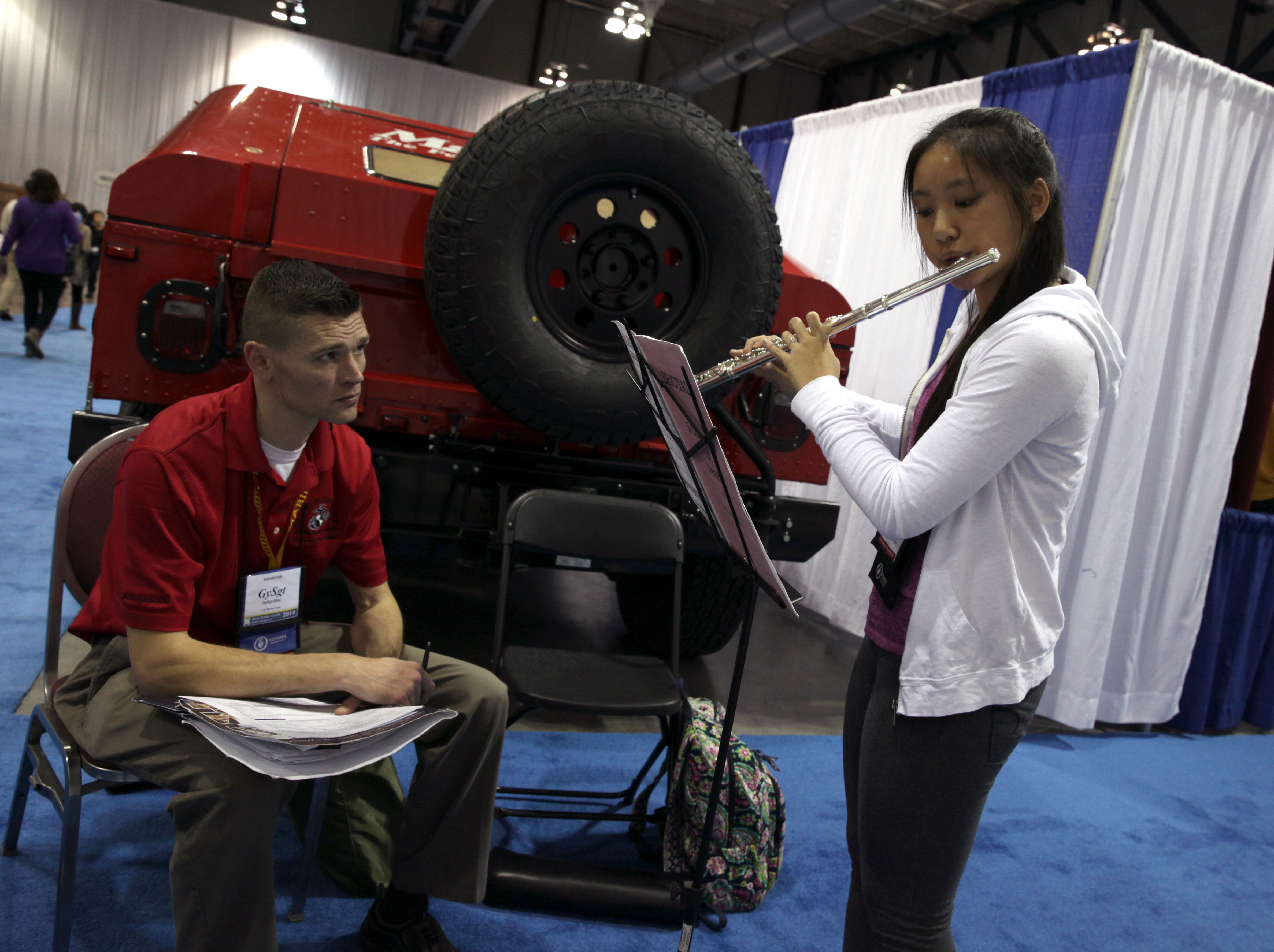 NYSSMA Winter Conference helps Corps find next generation of Marine