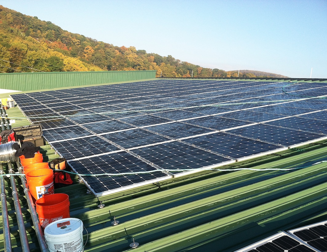 Solar panels on top of the Lichtenberg Tennis Center have become a visible sign of progress toward achieving West Point’s Net Zero Energy goals.