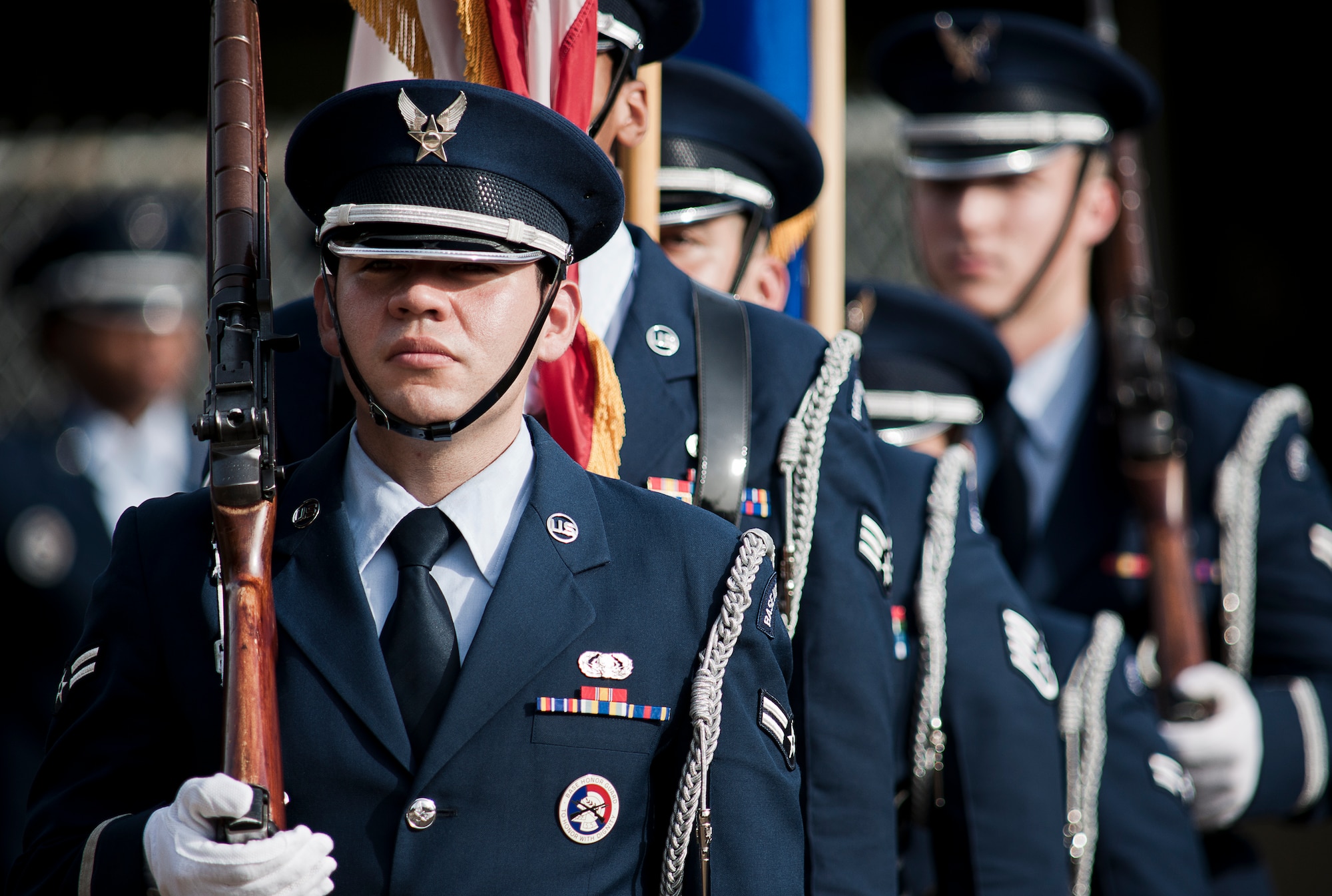 Honor Guard graduates new members at new location > Eglin Air Force ...