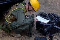 Marines and Sailors with the Chemical Biological Incident Response Force, II Marine Expeditionary Force put their training to use during Exercise Sudden Response aboard Marine Corps Base Quantico on Friday, December 5. Exercise Sudden Response is a Joint Task Force Civil Support exercise designed to challenge the combined forces with multiple scenarios, which could be encountered during a chemical, biological, radiological, nuclear or high-yield explosive incident. CBIRF trained along side the 911th Technical Rescue Engineer Company, the 89th Chemical Company, 3rd Armored Cavalry Regiment, and the 720th Military Police Battalion. CBIRF is prepared to respond, with minimal warning, to any CBRNE event in order to assist local, state, or federal agencies and the geographic combatant commanders in the conduct of CBRNE response or consequence management operations. (Official Marine Corps Photo by Sgt. Kuande L. Hall/RELEASED).