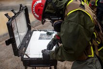 Marines and Sailors with the Chemical Biological Incident Response Force, II Marine Expeditionary Force put their training to use during Exercise Sudden Response aboard Marine Corps Base Quantico on Friday, December 5. Exercise Sudden Response is a Joint Task Force Civil Support exercise designed to challenge the combined forces with multiple scenarios, which could be encountered during a chemical, biological, radiological, nuclear or high-yield explosive incident. CBIRF trained along side the 911th Technical Rescue Engineer Company, the 89th Chemical Company, 3rd Armored Cavalry Regiment, and the 720th Military Police Battalion. CBIRF is prepared to respond, with minimal warning, to any CBRNE event in order to assist local, state, or federal agencies and the geographic combatant commanders in the conduct of CBRNE response or consequence management operations. (Official Marine Corps Photo by Sgt. Kuande L. Hall/RELEASED).