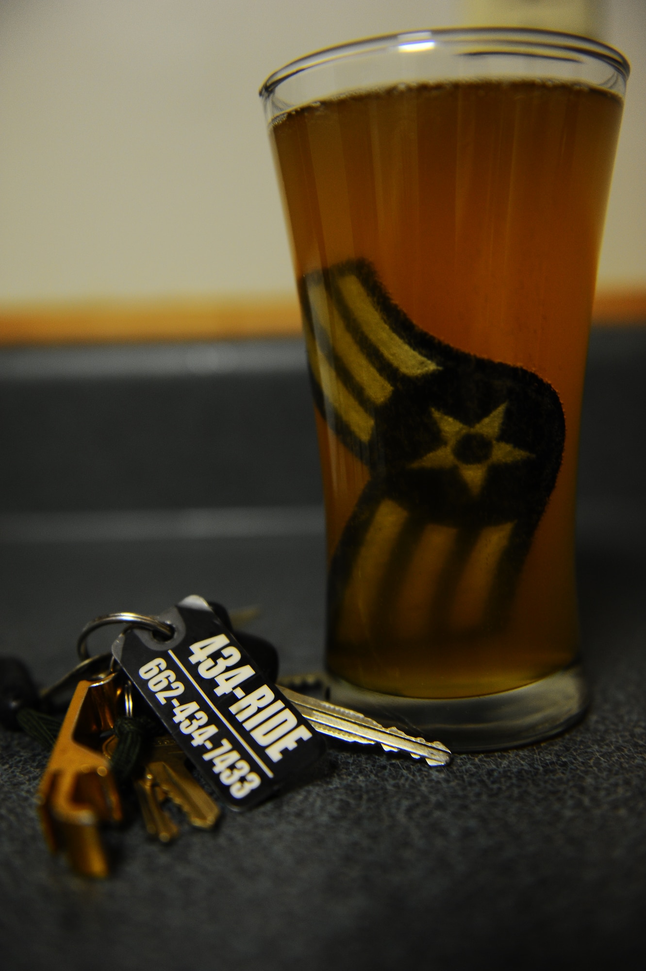 Drinking and driving not only can severely affect an Airman's career, it can kill. With the upcoming holidays, Airmen are urged to take extra precaution in preventing themselves and their wingmen from making critical mistakes. (U.S. Air Force photo/Airman Daniel Lile)