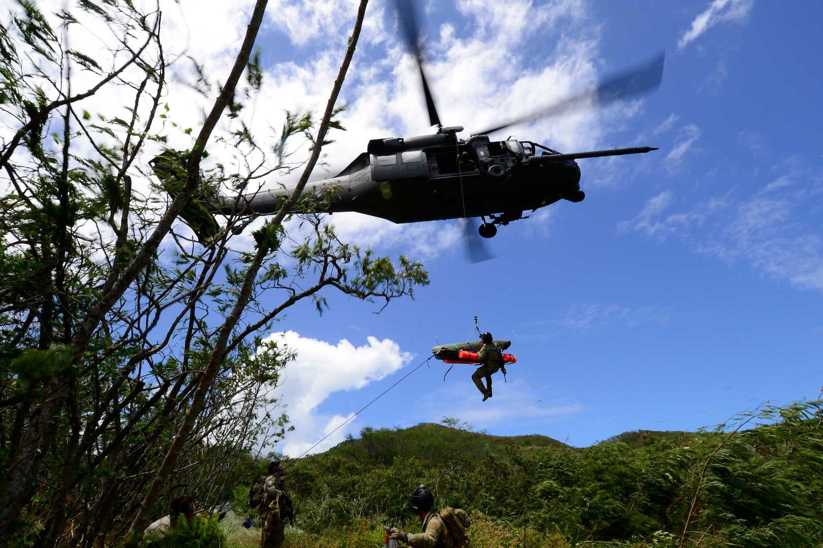 California's 129th Rescue Wing saves man from fishing vessel