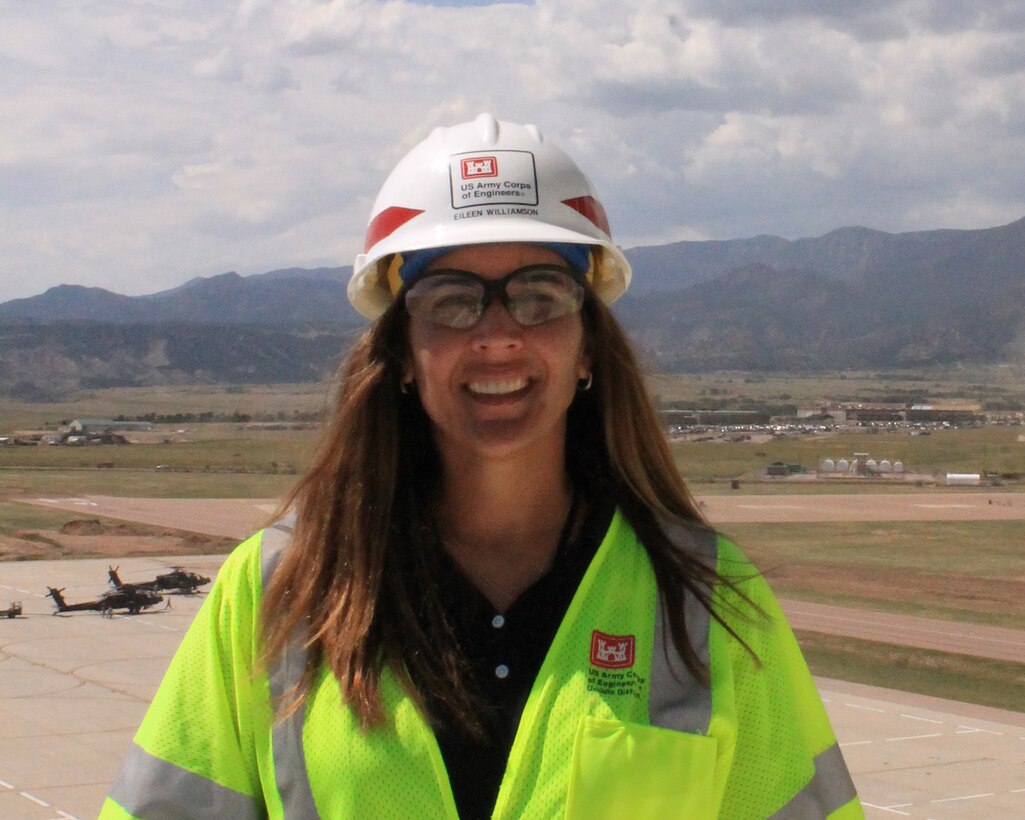 Eileen (Beeks) Williamson has been a Public Affairs Specialist with the U.S. Army Corps of Engineers, Omaha District since 2010. In 2013, as part of the District's Leadership Development Program, she visited several military construction projects at Fort Carson, Colorado.