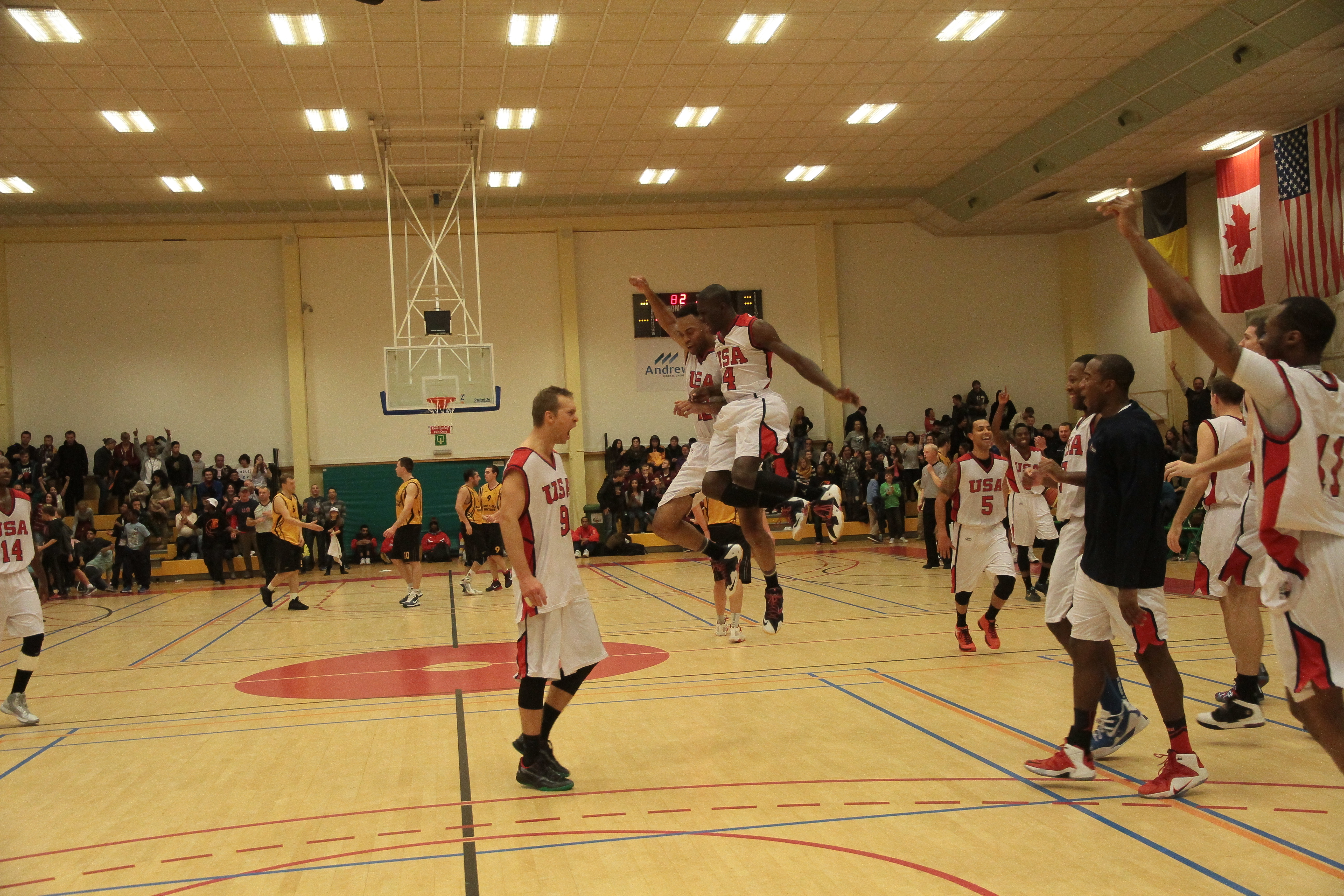 U S Armed Forces Men Capture International Basketball Title