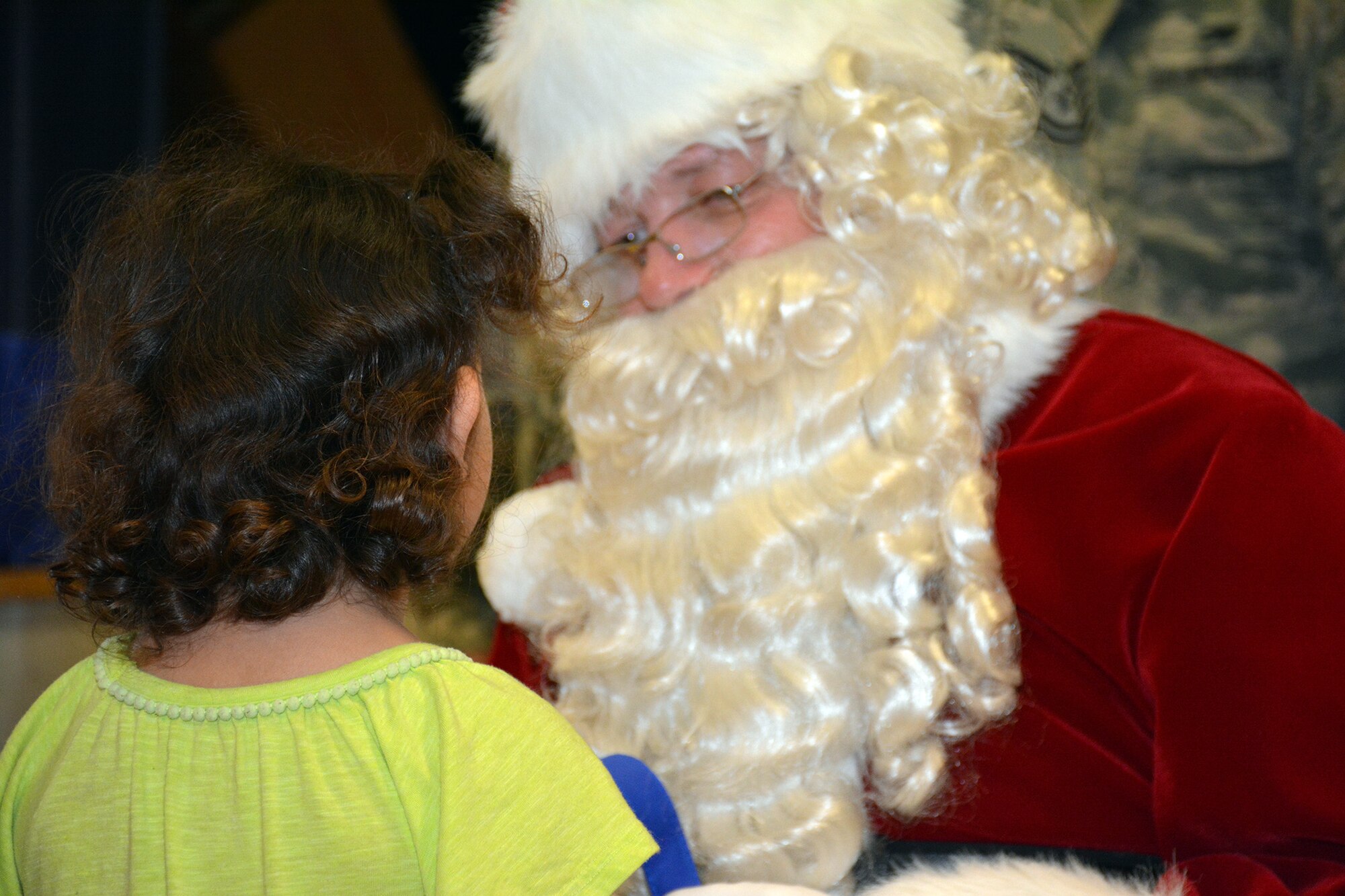 TRAVIS AIR FORCE BASE, Calif. -- Both 349th and 60th Air Mobility Wing members were out and about in the community this week supporting Operation Teddy Bear, Dec. 15-18. (U.S. Air Force photo/2nd Lt. Stephen Collier) 