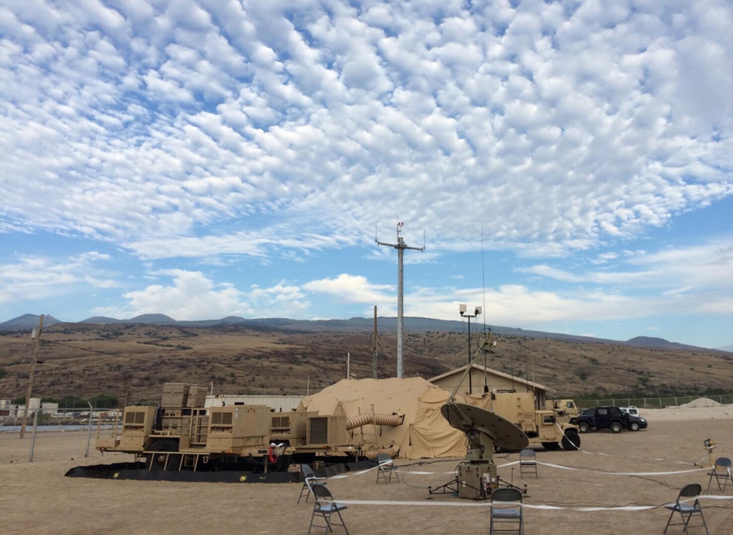 KAWAIHAE PORT, Hawaii (Dec. 17, 2014) - Troops from the 545th Harbormaster Detachment, 545th Transportation Company, deployed from their home-station at Joint Base Pearl Harbor-Hickam to the port of Kawaihae on Hawaii's Big Island, where they set up their Harbormaster Command and Control Center (HCCC) for a field training exercise, Dec. 1-8. The HCCC is a deployable and tactically mobile system that provides Army logisticians the sensors and knowledge management tools to establish and maintain situational awareness and command and control of any harbor and/or littoral environment.   141217-A-ZZZ00-135