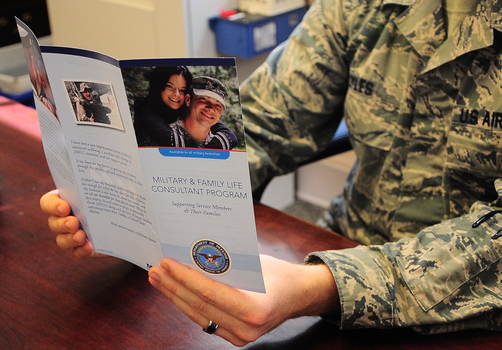 The base Chapel offers many opportunities to help Airmen with everyday struggles and can help guide Airmen in the right direction. Airmen seeking counseling can seek a chaplain to speak with on life issues such as marital problems, gambling issues, drug addiction and more. (U.S. Air Force photo/Senior Airman Kaleb Snay)