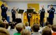 Members of the United States Air Force Band play for children at the Child Development Center on Joint Base Andrews, Dec.19, 2014. The band played a variety of holiday favorites at all three child development centers and the Imagine Andrews Charter School. (U.S. Air Force photo by Senior Airman Mariah Haddenham)