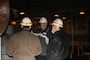 Veterans of the STURGIS tour the barge.  