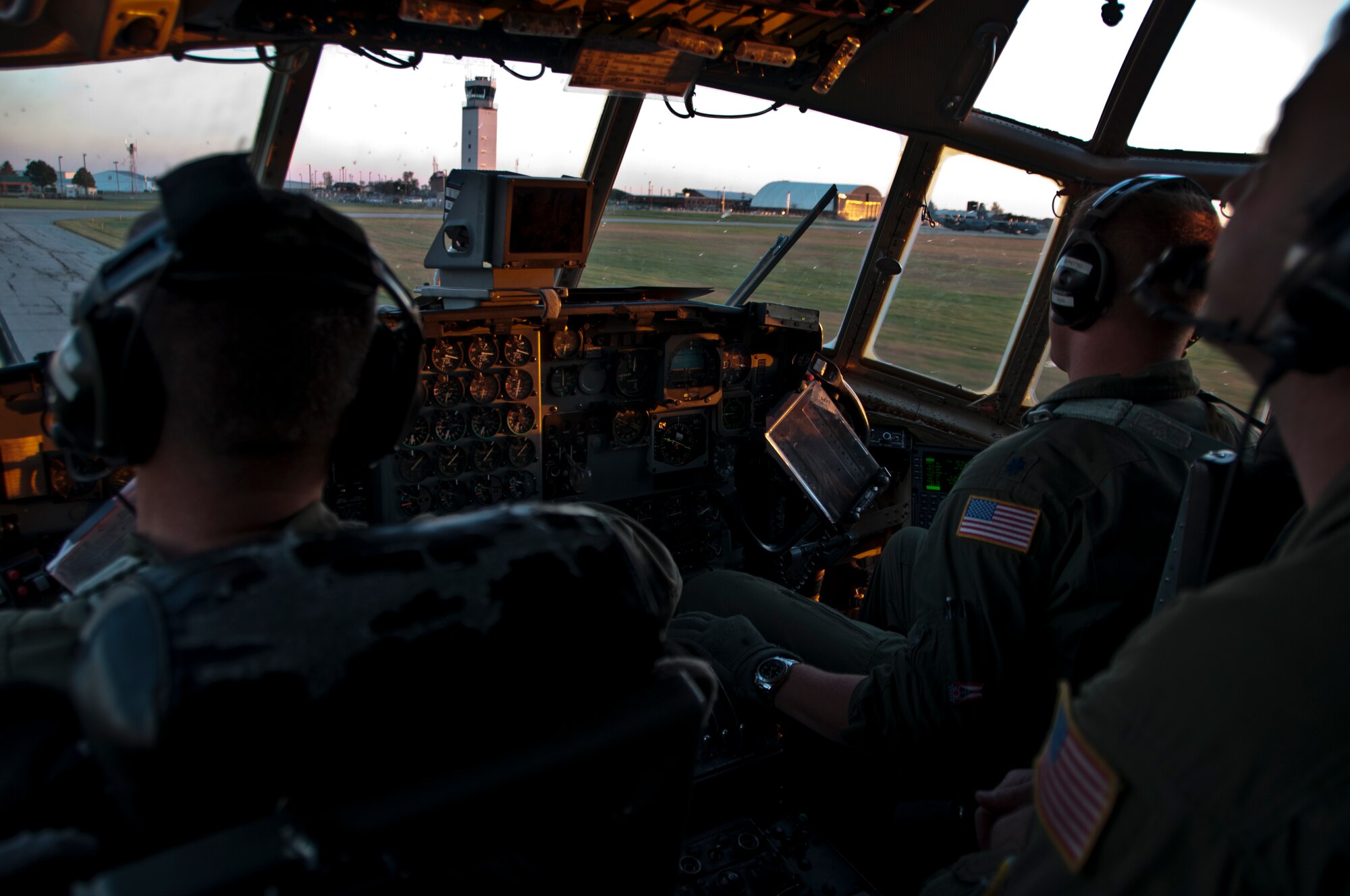 Members of the 179th Airlift Wing, Mansfield, OH, travel to Little Rock Air Force Base, Ark. to pick up the final two C-130H Hercules, bringing their fleet up to a total of eight C-130's that have been assigned to the Ohio Air National Guard unit. (U.S. Air National Guard Photo by Tech. Sgt. Joe Harwood\Released)