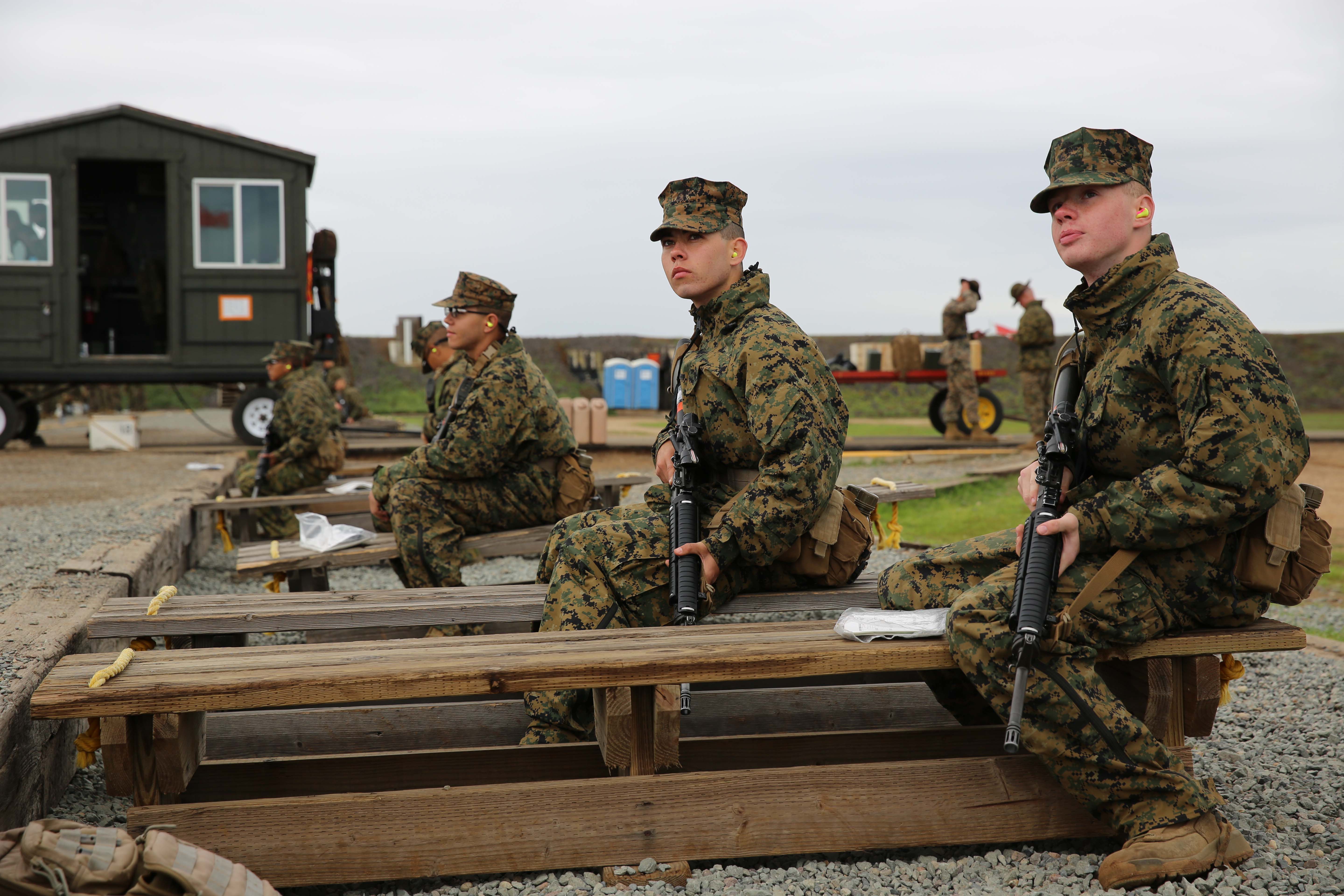 Learning the M16A4 service rifle for Corps and fellow Marines