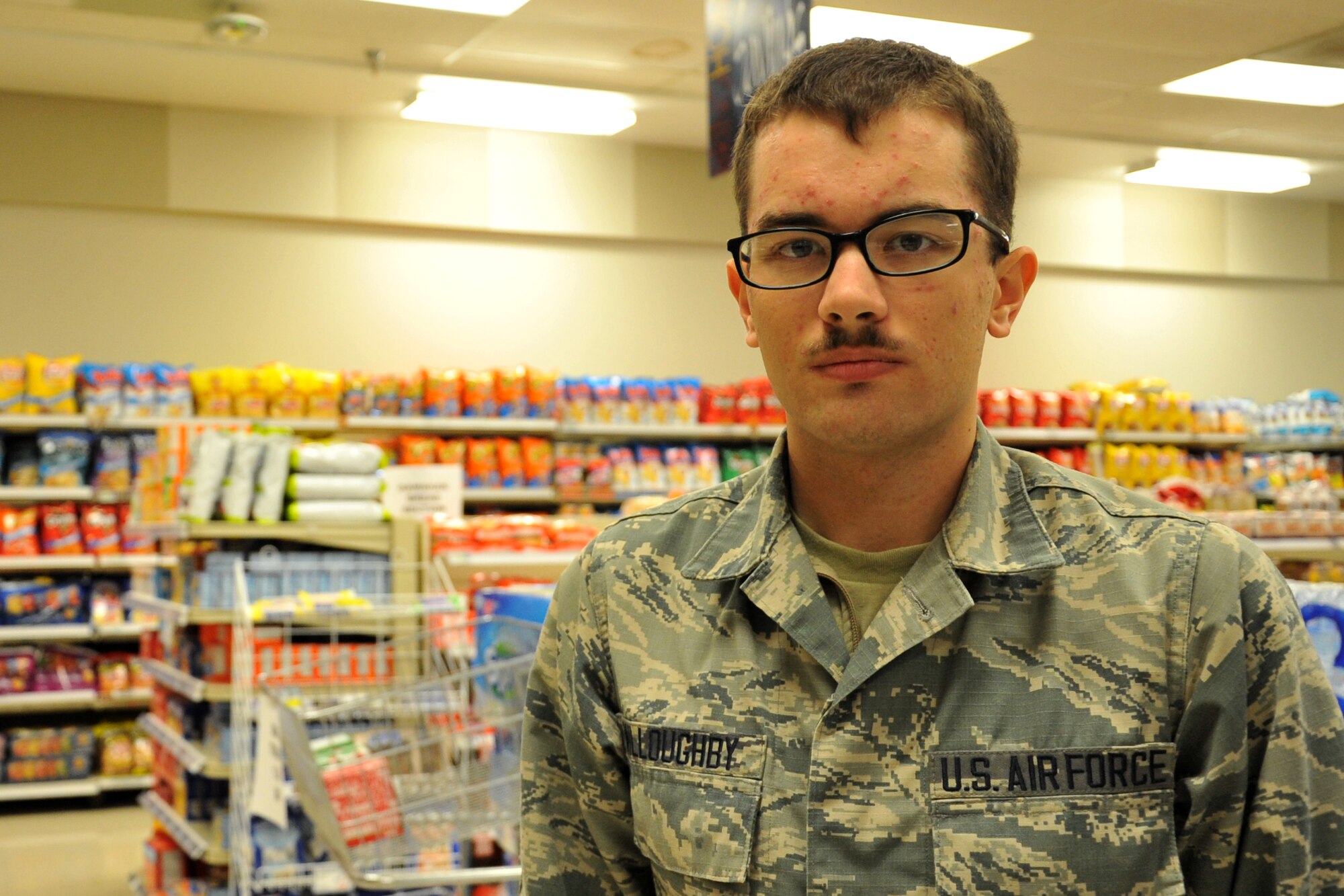 Airman James F. Willoughby, 312th Training Wing student:

“My New Year’s resolutions are to read more, develop my skills in computers and meet more people.” (U.S. Air Force photo/ Airman 1st Class Scott Jackson)