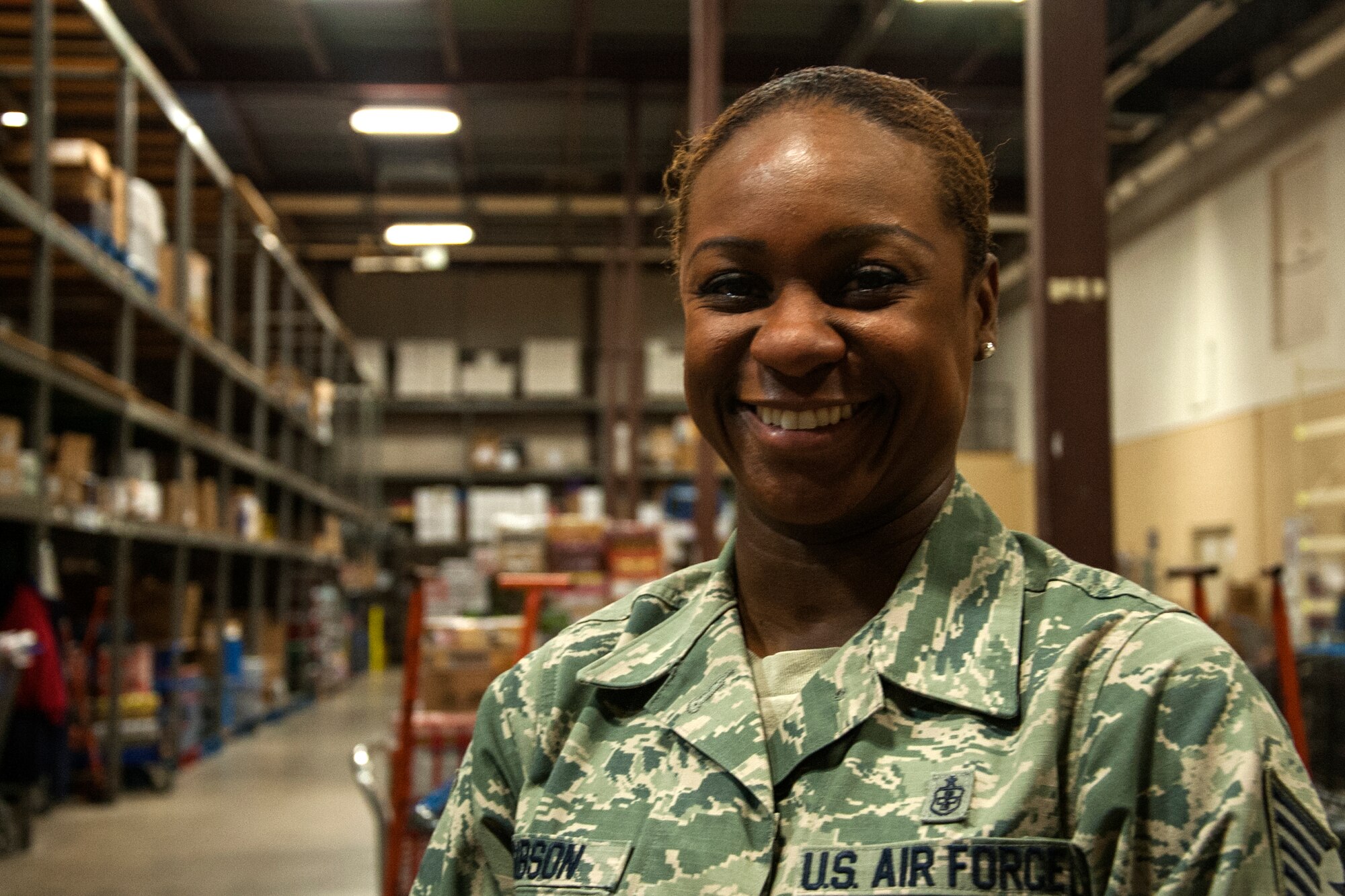 Tech. Sgt. Curtrell L. Gibson, Airman Leadership School instructor:

“My New Year’s Resolution is to be nicer.” (U.S. Air Force photo/ Airman 1st Class Scott Jackson)