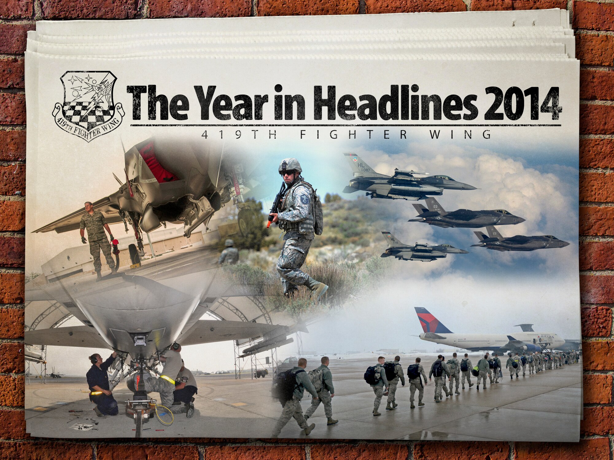The Year in Headlines: 2014 (U.S. Air Force graphic/Kent Bingham)
