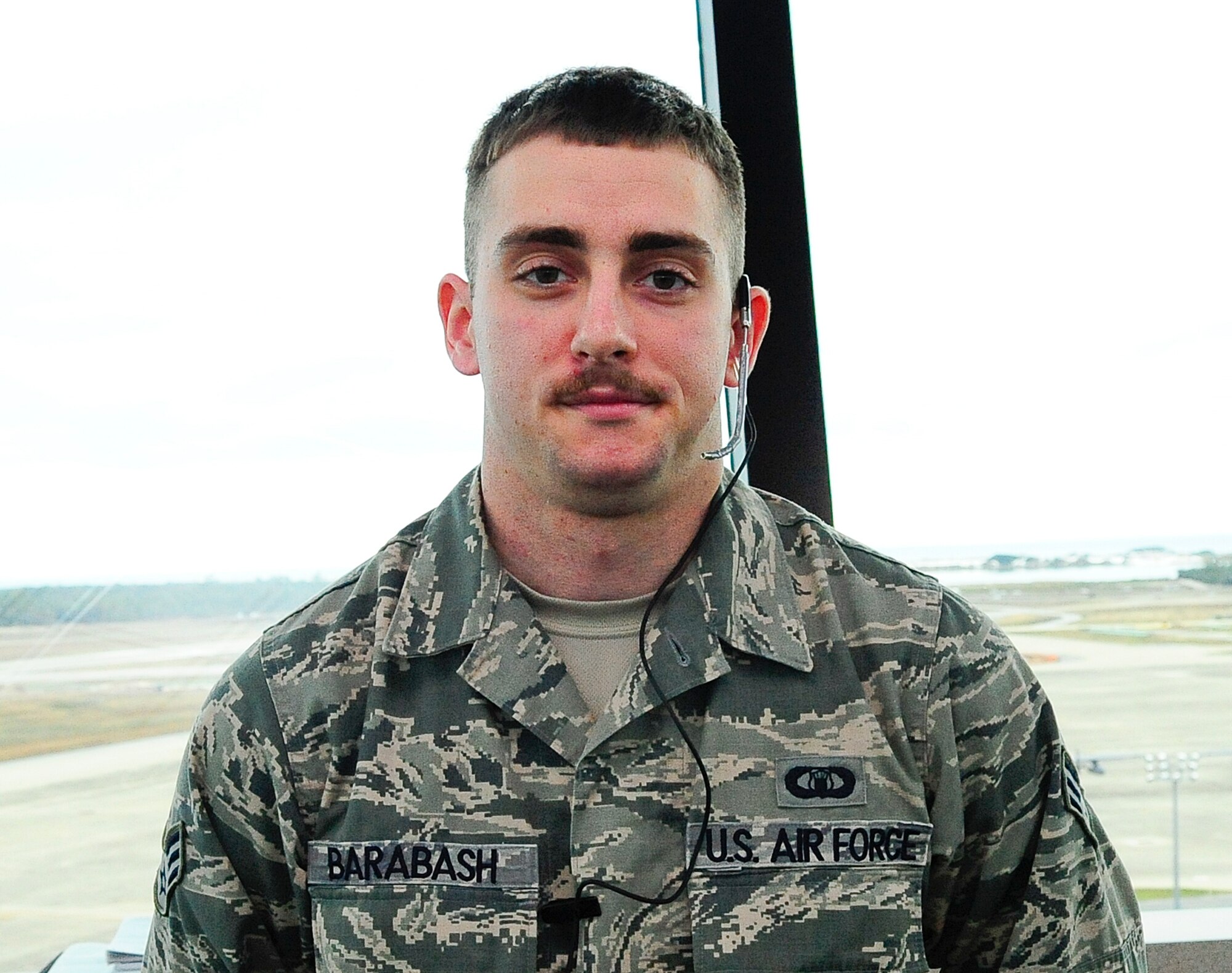 “I want to make staff the first time testing.” Senior Airman Justin Barabash, 1st Special Operations Support Squadron air traffic control, on Hurlburt Field, Fla., Dec. 29, 2014. (U.S. Air Force photo/Airman 1st Class Andrea Posey)
