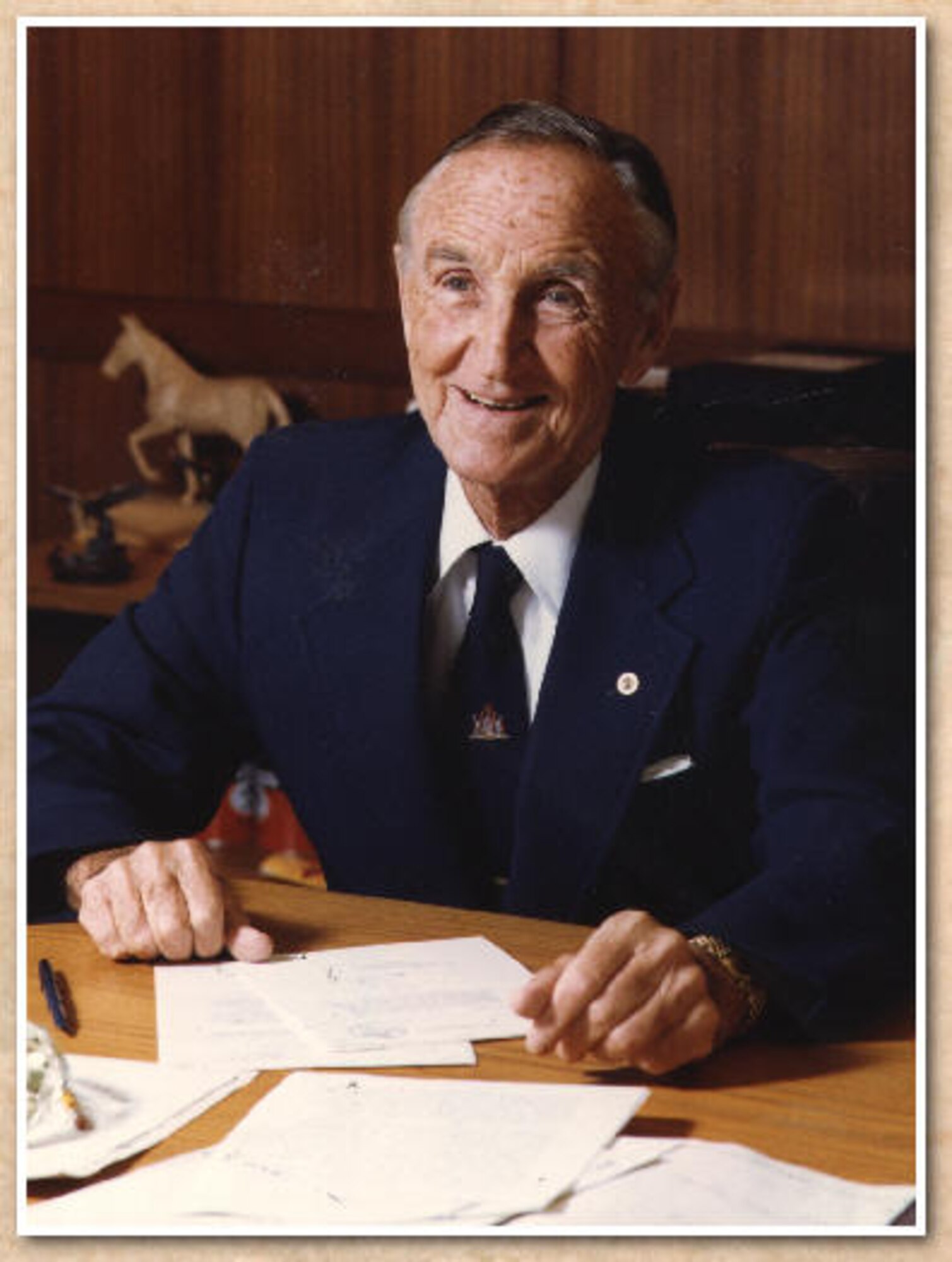 File photo of Mike Mansfield circa 1985. The Mansfield Fellowship Program is named after Mike Mansfield, who is regarded by some as perhaps one of the most notable statesmen/public service figures in the U.S. political sphere of the last 60 years, having served as a U.S. congressman from Montana, U.S. Senate majority leader and U.S. ambassador to Japan. President Jimmy Carter appointed Mansfield Ambassador to Japan in 1977, where he served longer than any other ambassador in history. A respected envoy, he successfully handled bilateral trade and defense issues at the U.S. Embassy in Tokyo in the later stages of his career. (Photo courtesy of Great Falls Tribune)