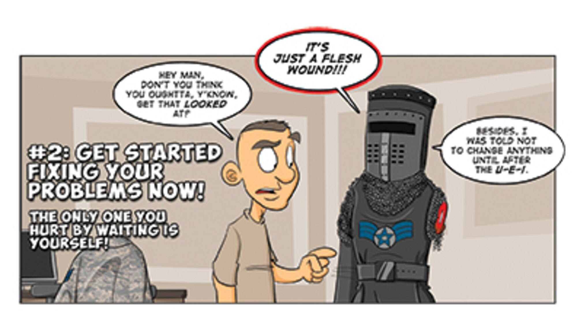 #2. When did an IG visit start causing wings to stop making improvements? The risk of the IG seeing us actually fixing something often drove us away from doing the right thing at the right time for our Airmen. By showing the IG you can self-detect problems, you are improving your mission readiness ... and UEI grade.