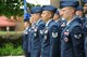 MCGHEE TYSON AIR NATIONAL GUARD BASE, Tenn. - Instructors and staff at the Paul H. Lankford Enlisted Professional Military Education Center participate in the graduation retreat ceremony, June 25, 2014, at the I.G. Brown Training and Education Center. (U.S. Air National Guard photo by Tech. Sgt. Jonathan Young/Released)