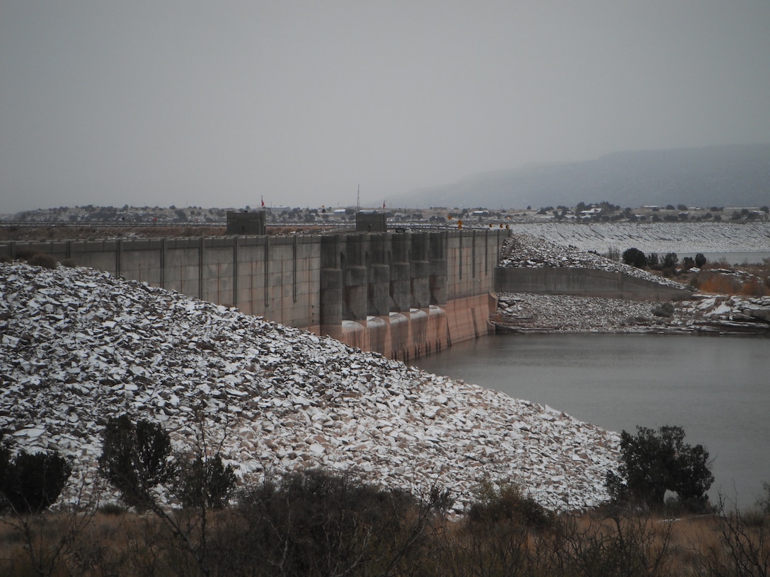 2014 District Photo Drive entry. Photo by Michael Vollmer, Nov. 13, 2014.  “Conchas Dam, N.M., during a winter snow.” 