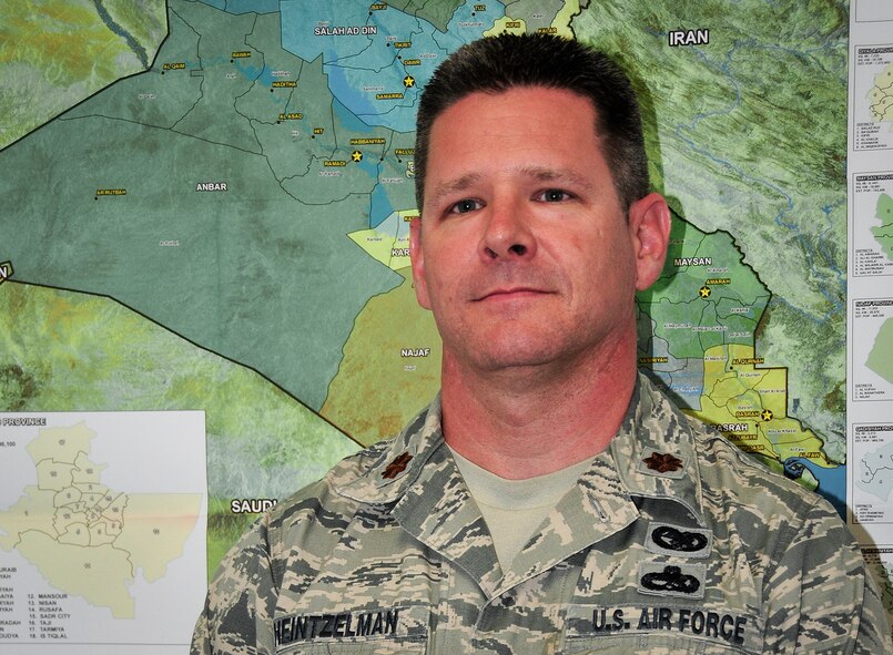 Maj. Matthew Heintzelman said the reason he joined the military was because 24 years ago, when the Berlin Wall fell bringing an end to the Cold War he felt obligated to pay his dues to protect the United States and secure the nation.  Heintzelman is the acting commander of the 919th Logistics Readiness Squadron at Duke Field, Fla. (U.S. Air Force photo/Tech. Sgt. Jasmin Taylor)