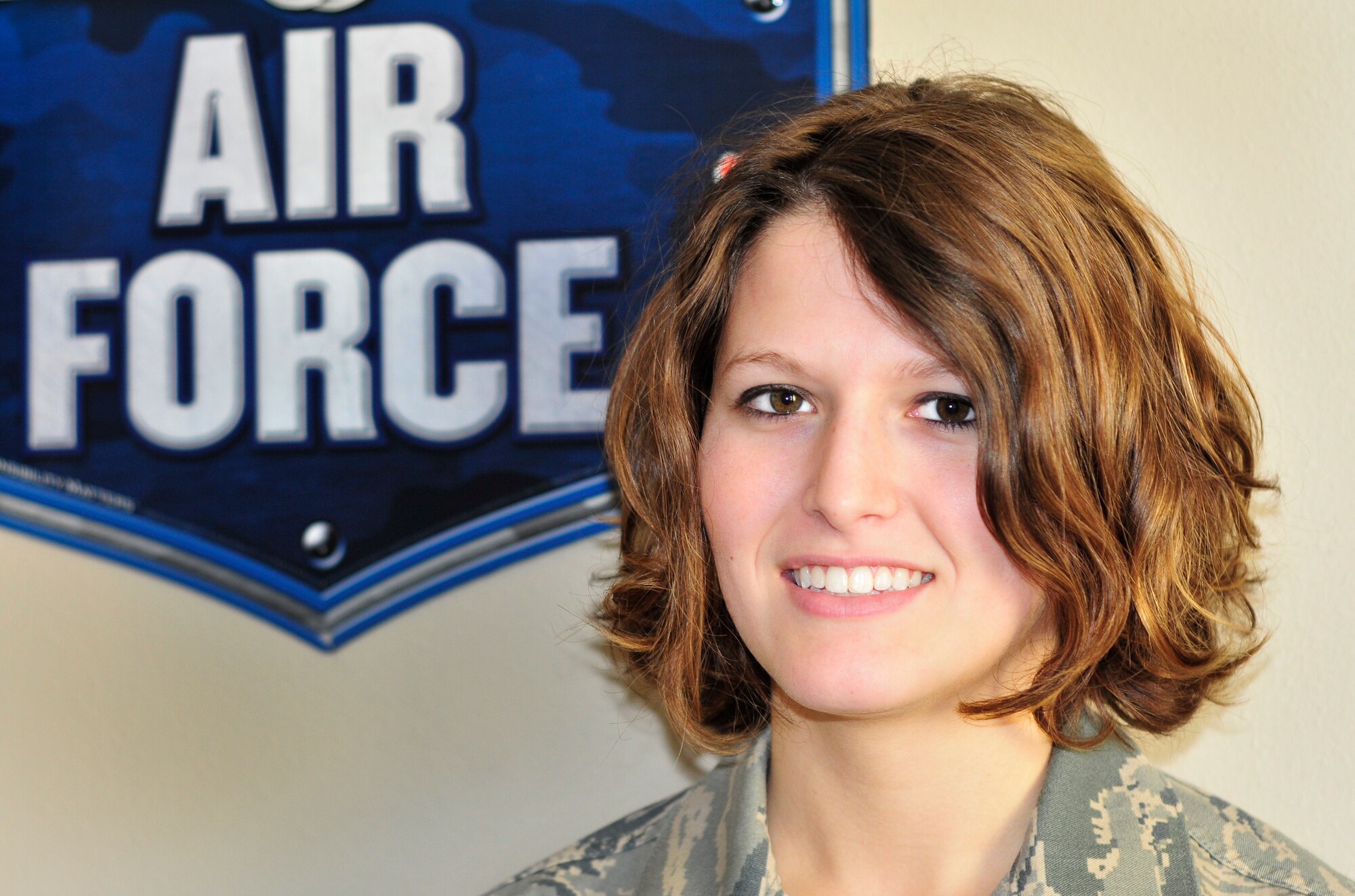Senior Airman Haylee Wilhelm said her grandfather joined the Navy and her dad joined the Army so she kept the legacy by joining the Air Force.  Wilhelm is a member of the 919th Force Support Squadron at Duke Field, Fla. (U.S. Air Force photo/Tech. Sgt. Jasmin Taylor)