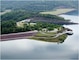 Aerial view of the Public Access Site at the Dam