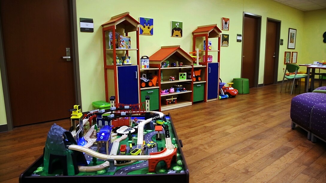 Austin’s Playroom opened at the Naval Hospital Camp Pendleton Jan. 29 and is fully accessible to anyone in the hospital. The playroom is for children to feel at home while in the hospital environment. The Mario Lemieux Foundation is the driving force behind the playrooms and the playroom at naval hospital marks the second such room on a military installation and the 29th overall.