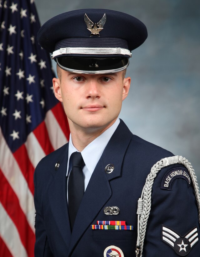 Senior Airman Donald Vedral, Honor Guardsman of the Month for January 2014