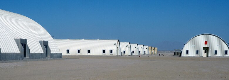 The Afghan National Army's 215th Combat Logistics Brigade will soon call these Camp Shorabak buildings home. These buildings are part of an ANA installation U.S. Army Corps of Engineers officials act as construction agents for, overseeing them in accordance with Federal Acquisition Regulations and Corps guidance. According to Transatlantic Division Commander Maj. Gen. Michael Eyre, it is some of the best construction he’s seen in Afghanistan. (U.S. Army Corps of Engineers photo by Bill Dowell/released)
