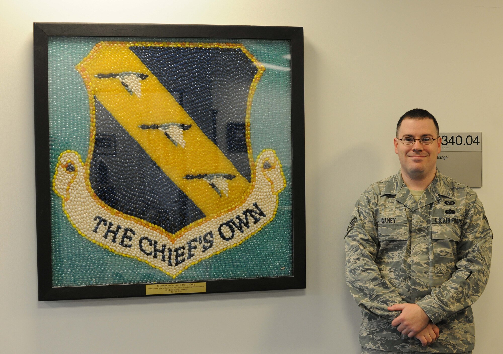 Tech. Sgt.  Kyle Ganey, Andrews Regional Command Post junior controller, is this week’s Warrior of the Week. Ganey was recognized for the revitalization of the Command Post’s communications security program. (U.S. Air Force photo/Airman 1st class Ryan J. Sonnier)
