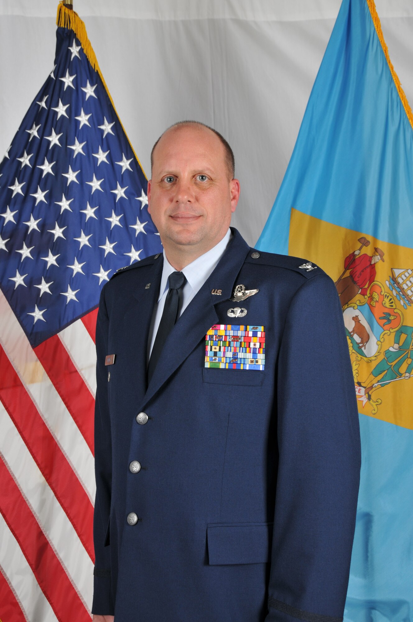 Colonel James D. (Dave) Byerly, vice commander, 166th Airlift Wing, Delaware Air National Guard (U.S. Air National Guard photo by Staff Sgt. Nathan Bright)