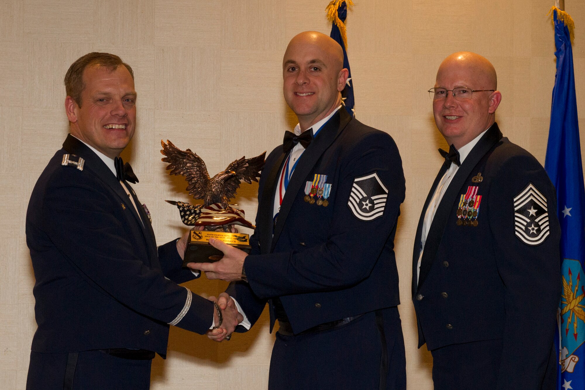 Master Sgt. Scott Hendrick, 354th Fighter Wing Wing Staff Agencies, SNCO of the Year (U.S. Air Force photo by Senior Airman Joshua Turner/Released)